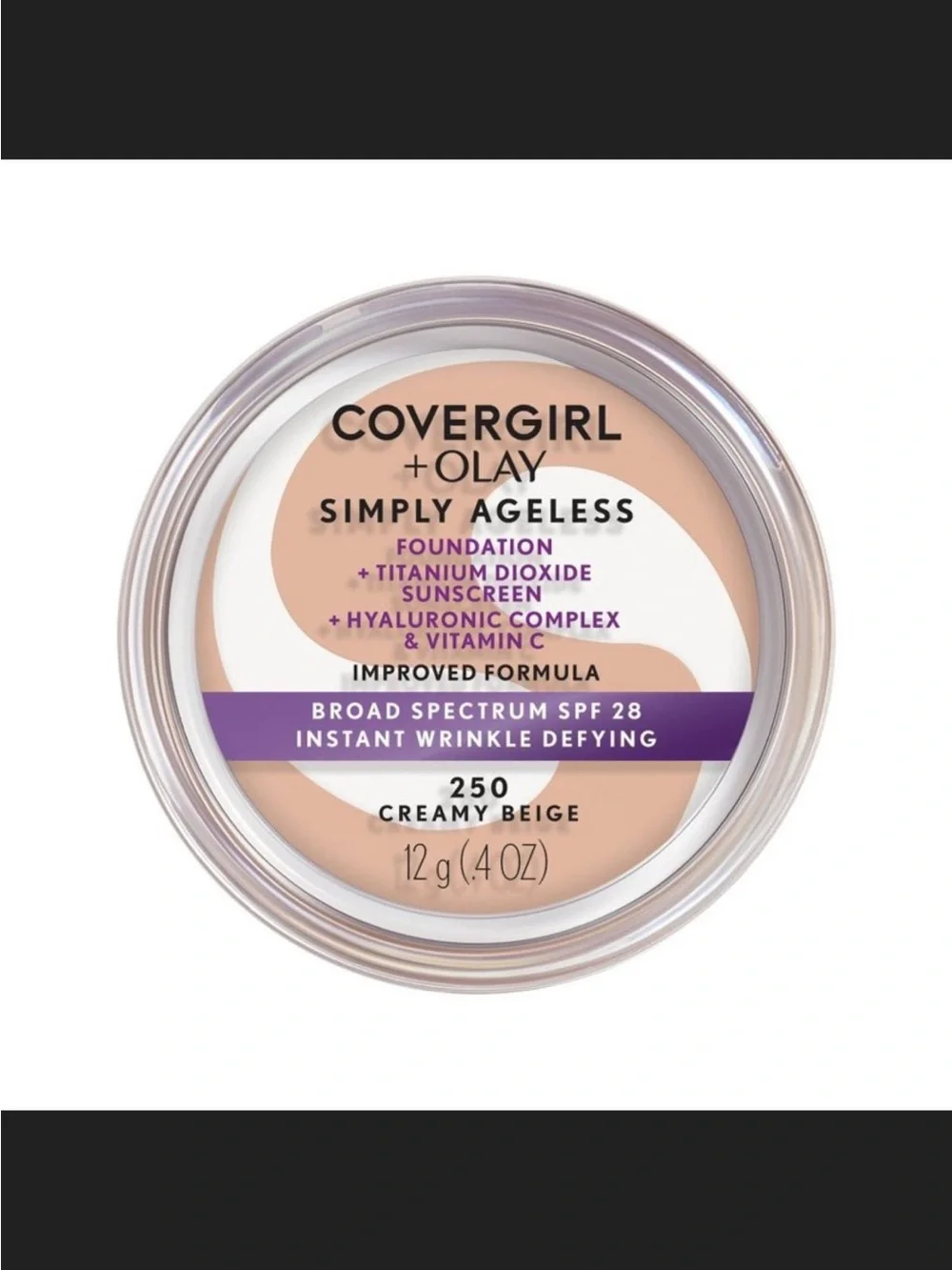COVERGIRL Simply Ageless Foundation Creamy Beige 250 - Compact Jar